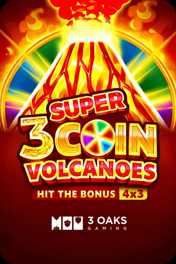 Slot Super 3 Coin Volcanoes da 3 Oaks Gaming